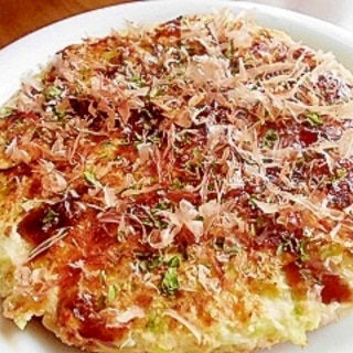 野菜だけのシンプルお好み焼き